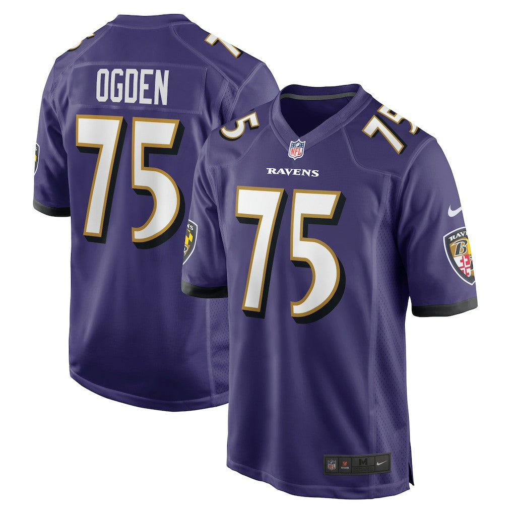 Jonathan Ogden Baltimore Ravens Retired Player Game Jersey - Purple - Nike