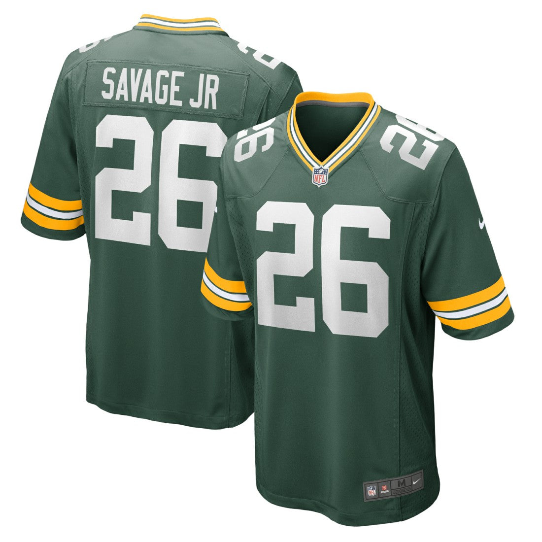 Darnell Savage Jr. Green Bay Packers Game Team Jersey - Green - Nike