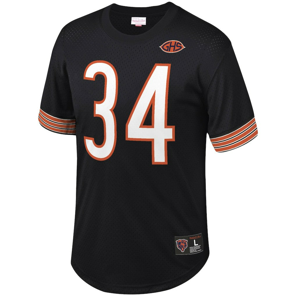 Walter Payton Chicago Bears Retired Player Name & Number Mesh Top - Black - Mitchell & Ness