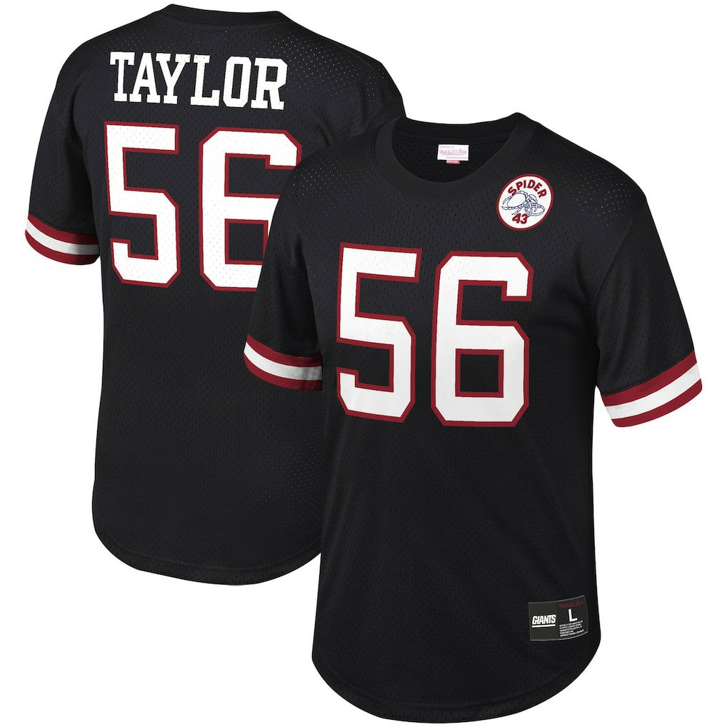 Lawrence Taylor New York Giants Retired Player Name & Number Mesh Top - Black - Mitchell & Ness
