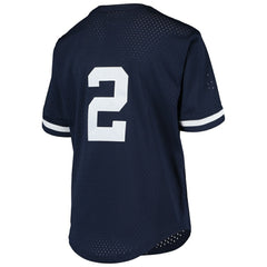 Derek Jeter New York Yankees Mitchell & Ness Youth Cooperstown Collection Mesh Batting Practice Jersey Outlet