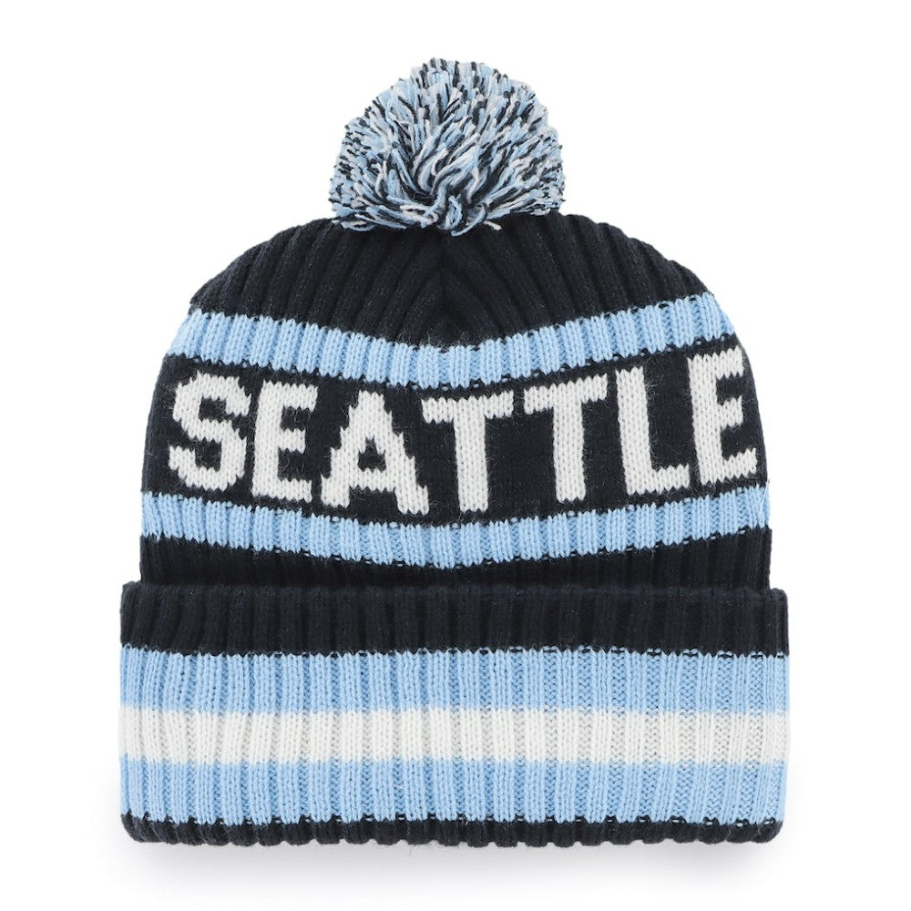 Seattle Kraken '47 Bering Cuffed Knit Hat with Pom - Navy | 47 brand near me