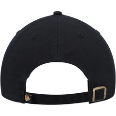Chicago Blackhawks '47 Alternate Logo Clean Up Adjustable Hat - Black | 47 brand Lifestyle