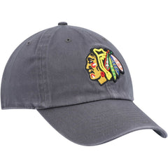 Chicago Blackhawks '47 Clean Up Adjustable Hat - Charcoal | 47 brand online