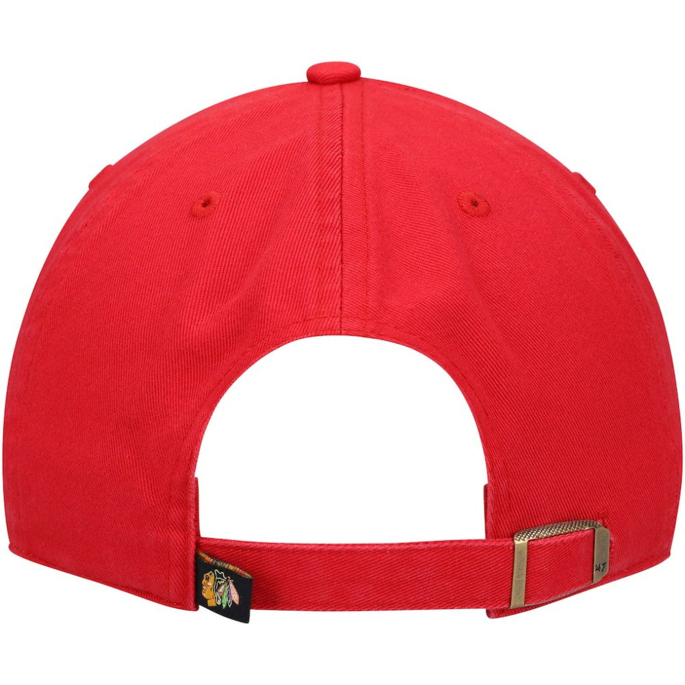 Chicago Blackhawks '47 Clean Up Adjustable Hat - Red | 47 brand near me