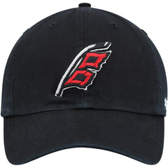 Carolina Hurricanes '47 Alternate Logo Clean Up Adjustable Hat - Black | 47 brand Lifestyle