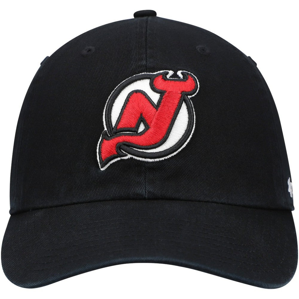 New Jersey Devils '47 Primary Logo Clean Up Adjustable Hat - Black | 47 brand discount