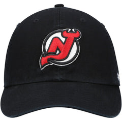 New Jersey Devils '47 Primary Logo Clean Up Adjustable Hat - Black | 47 brand discount