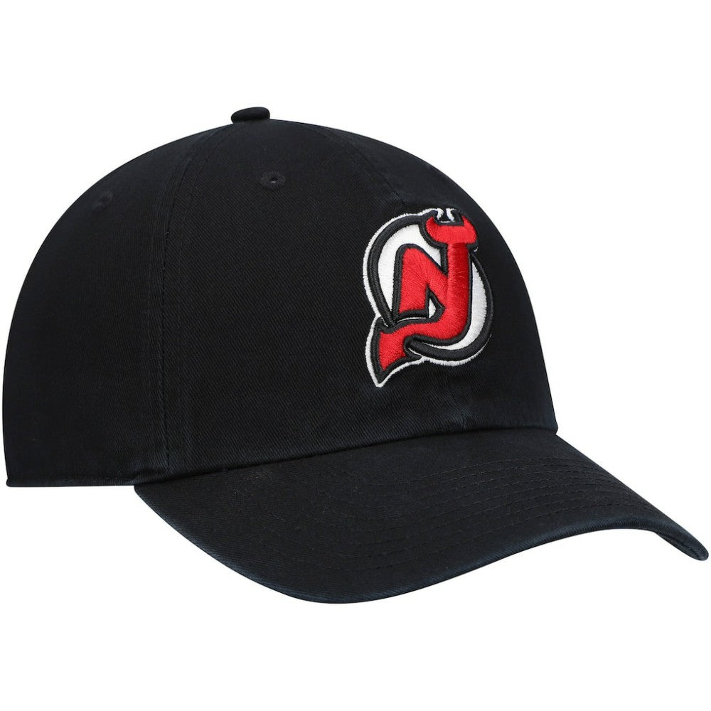 New Jersey Devils '47 Primary Logo Clean Up Adjustable Hat - Black | 47 brand discount