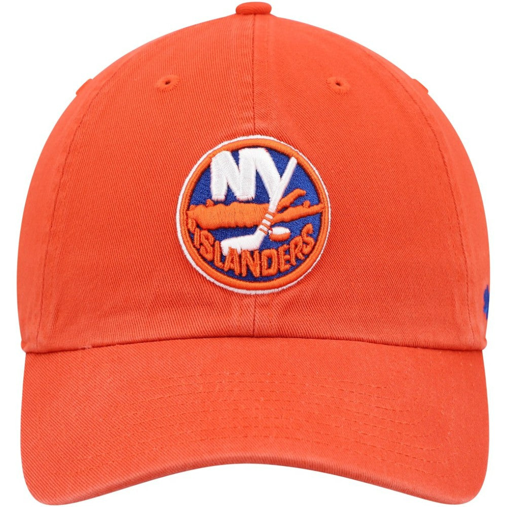 New York Islanders '47 Clean Up Adjustable Hat - Orange | 47 brand Lifestyle