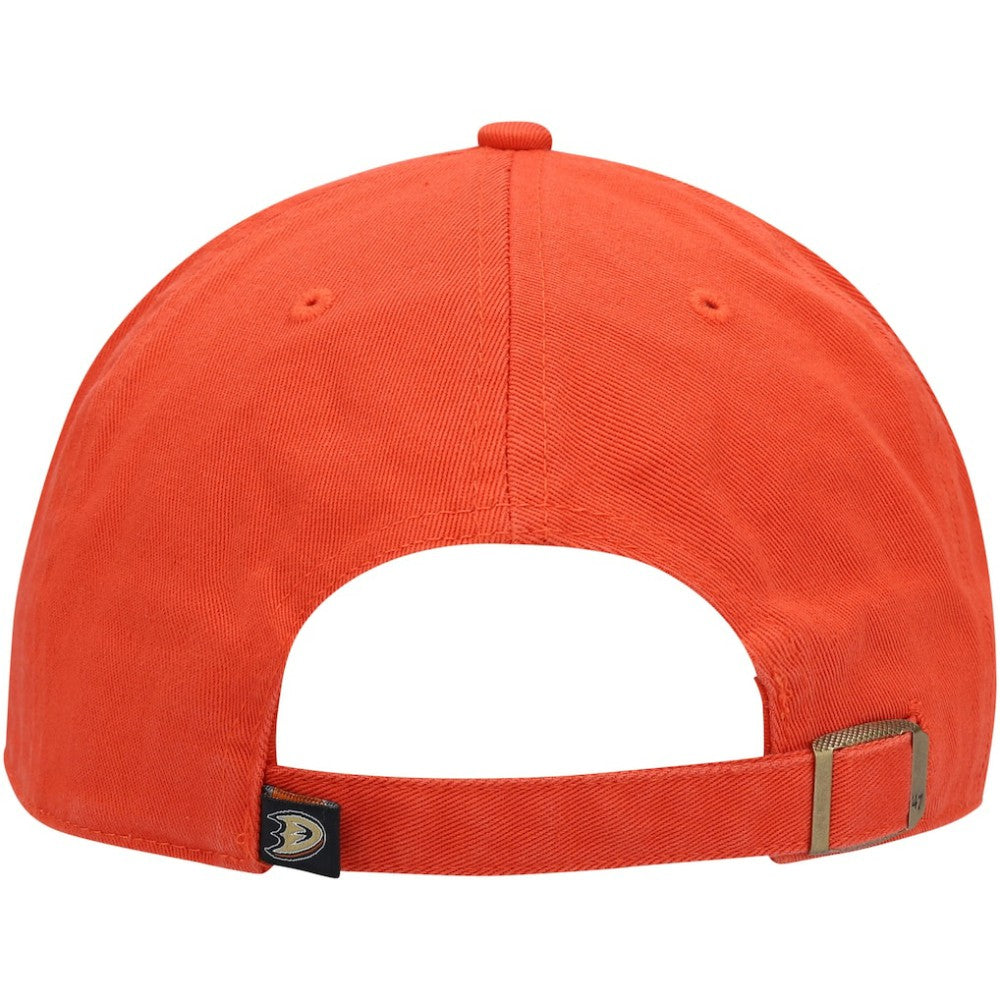 Anaheim Ducks '47 Clean Up Adjustable Hat - Orange | 47 brand Clearance