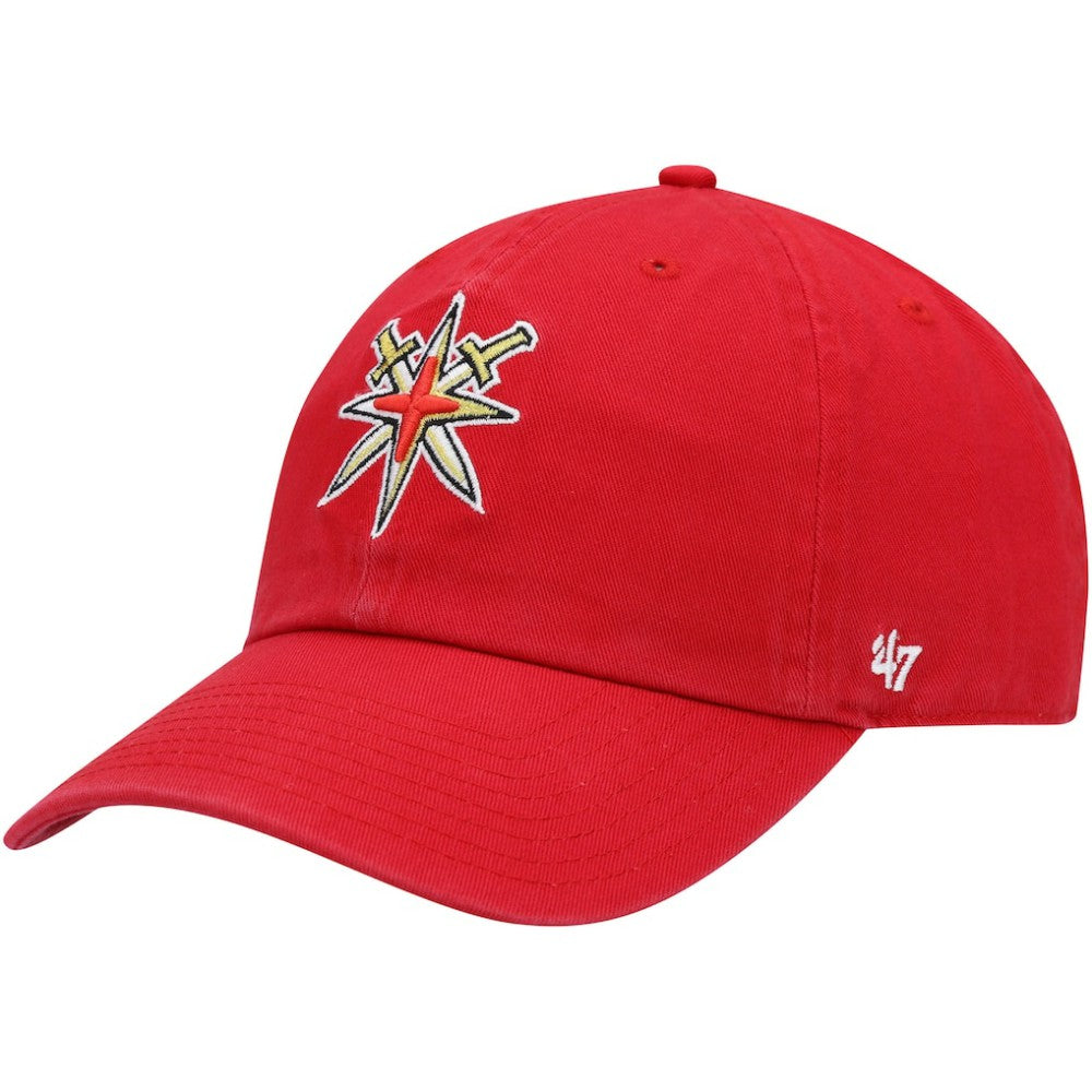 Vegas Golden Knights '47 Clean Up Adjustable Hat - Red | 47 brand discount