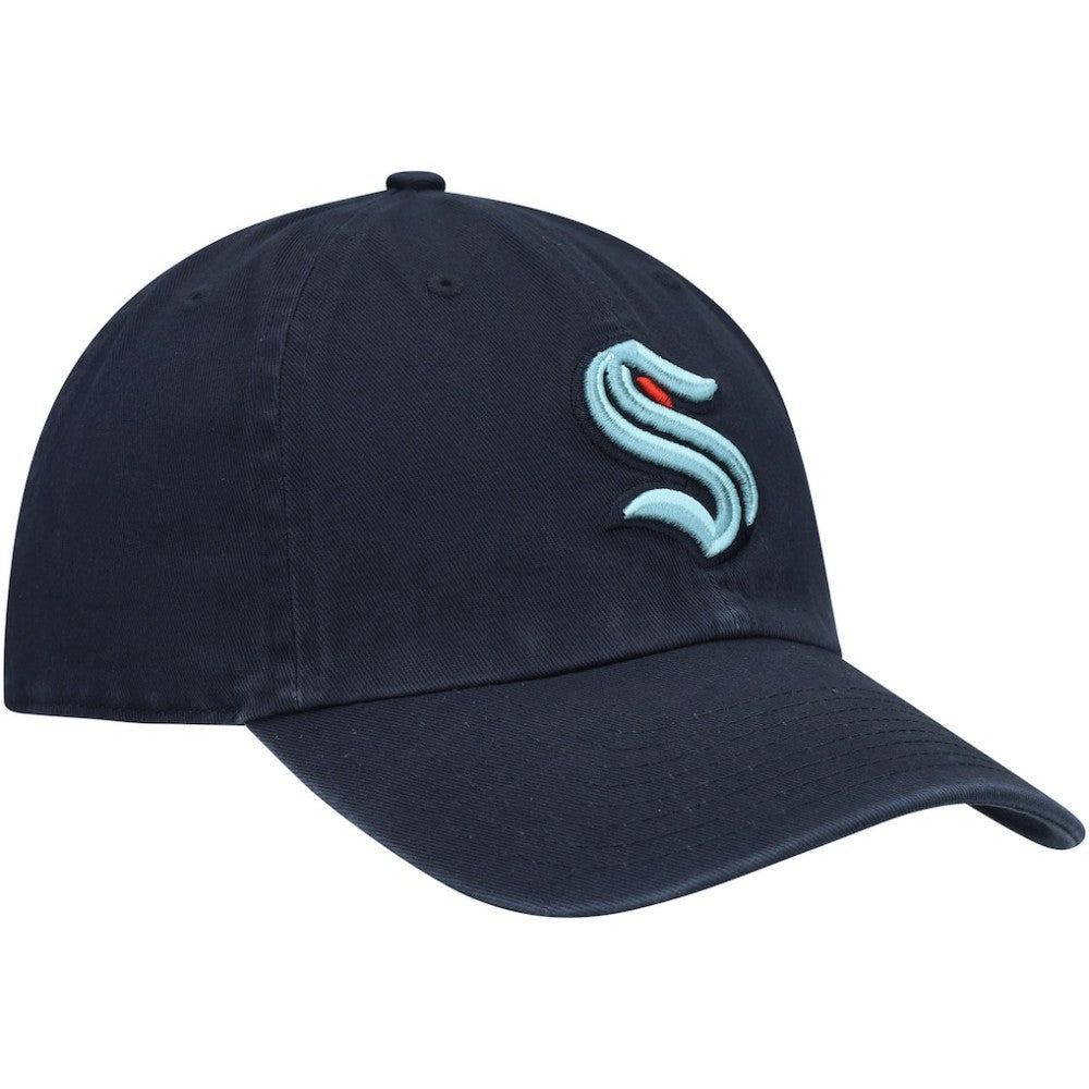 Seattle Kraken '47 Clean Up Adjustable Hat - Deep Sea Blue | 47 brand Lifestyle
