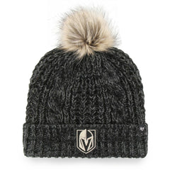 Vegas Golden Knights '47 Women's Meeko Cuffed Knit Hat with Pom - Black | 47 brand sale