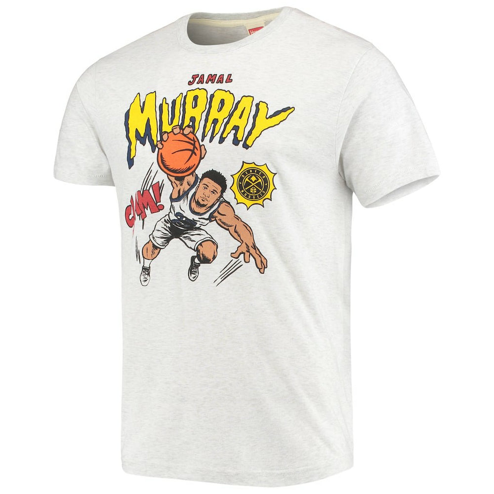 Jamal Murray Denver Nuggets Homage Comic Book Player Tri-Blend T-Shirt Ash