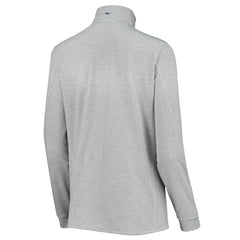 Tampa Bay Buccaneers Vineyard Vines Women's Sankaty Shep Half-Zip Pullover Top - Heather Gray - NFL