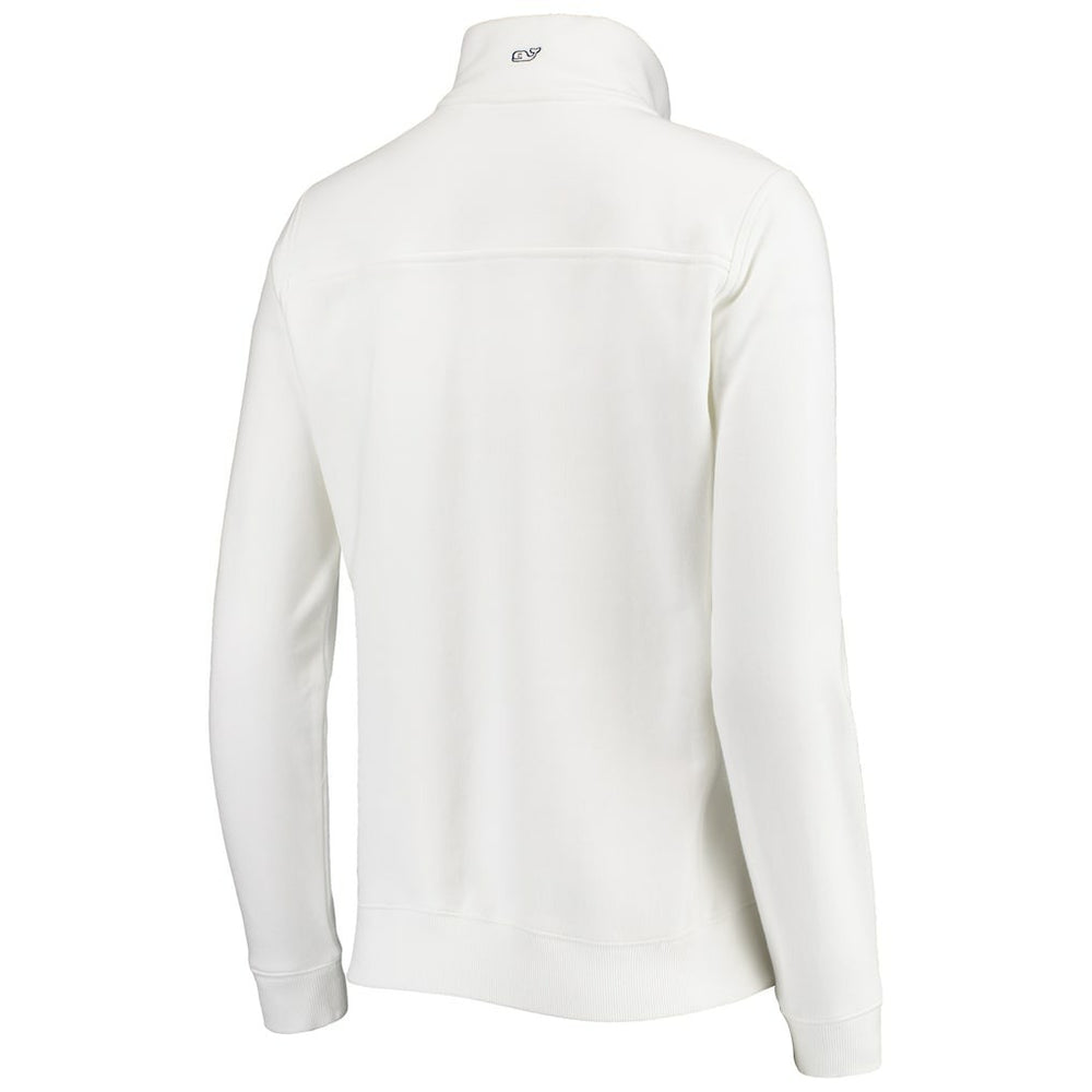 Los Angeles Rams Vineyard Vines Women's Shep Shirt Quarter-Zip Sweatshirt - White - NFL