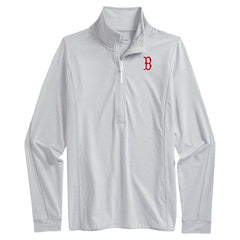 Boston Red Sox Vineyard Vines Women's Stripe Sankaty Half-Zip Pullover Top Online