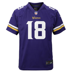Justin Jefferson Minnesota Vikings Youth Game Jersey - Purple - Nike