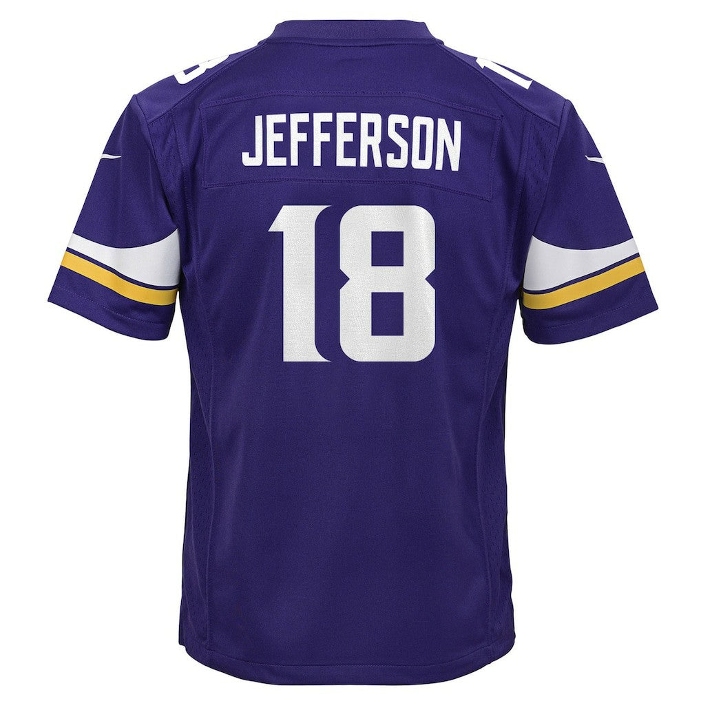 Justin Jefferson Minnesota Vikings Youth Game Jersey - Purple - Nike