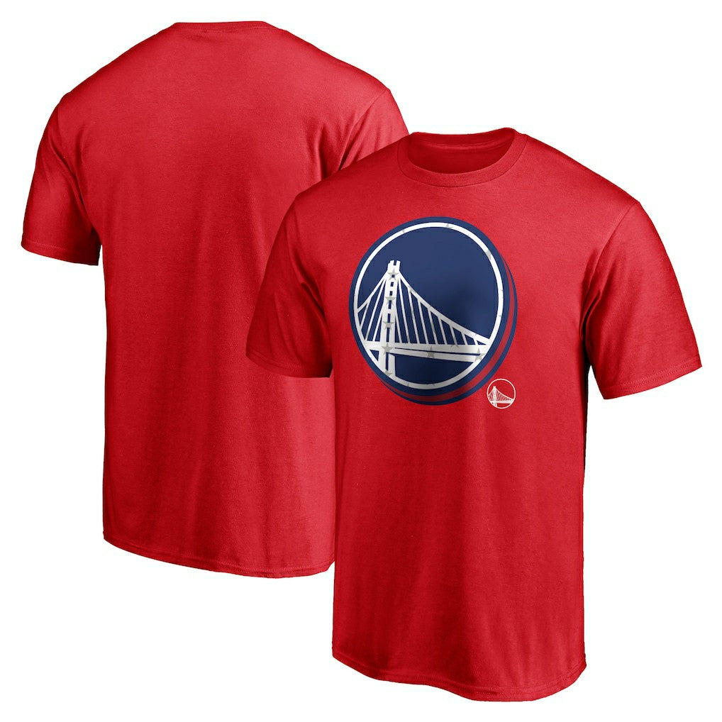 Golden State Warriors Red White & Team T-Shirt Red