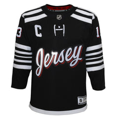 Nico Hischier New Jersey Devils Youth 2021/22 Alternate Premier Player Jersey - Black | NHL discount