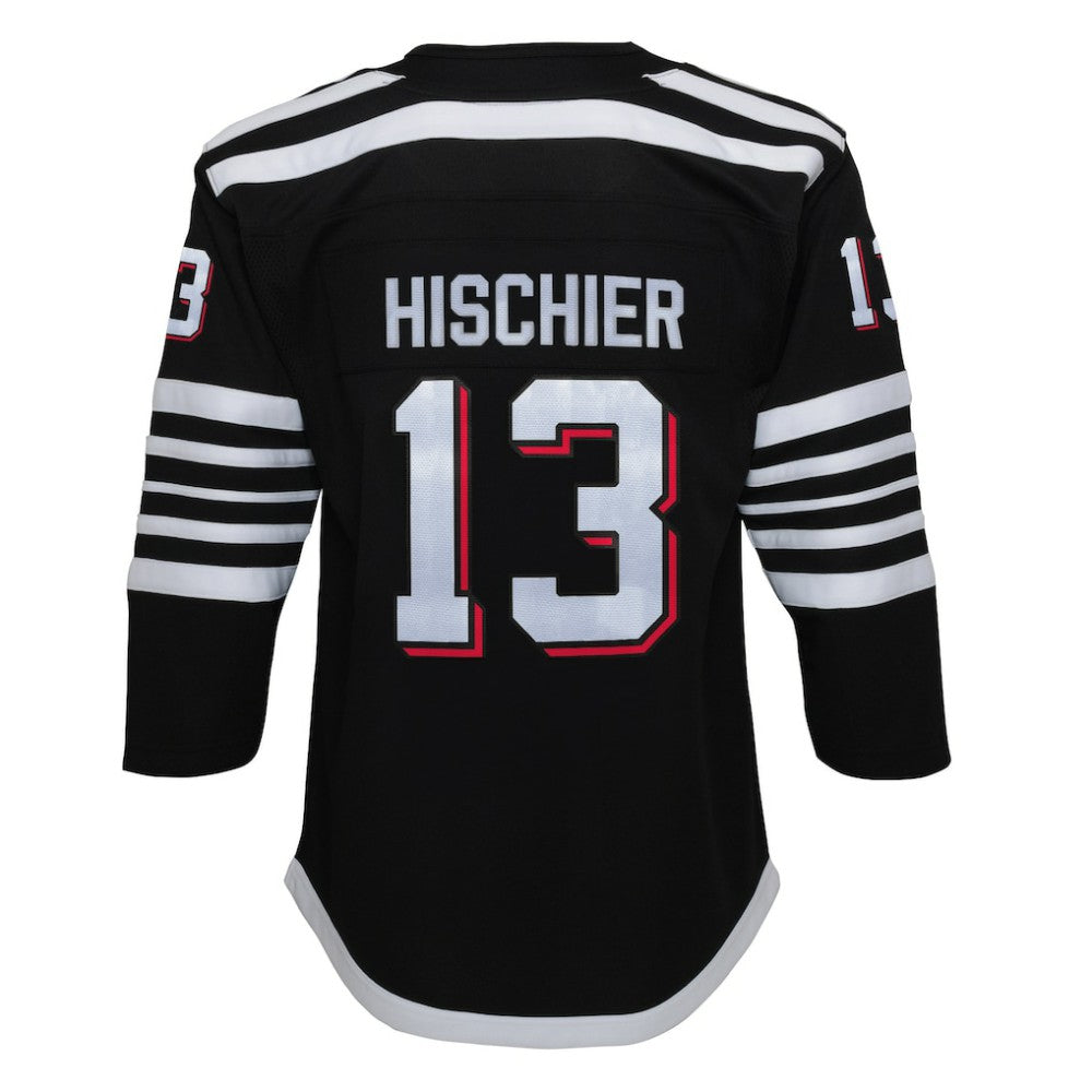Nico Hischier New Jersey Devils Youth 2021/22 Alternate Premier Player Jersey - Black | NHL discount