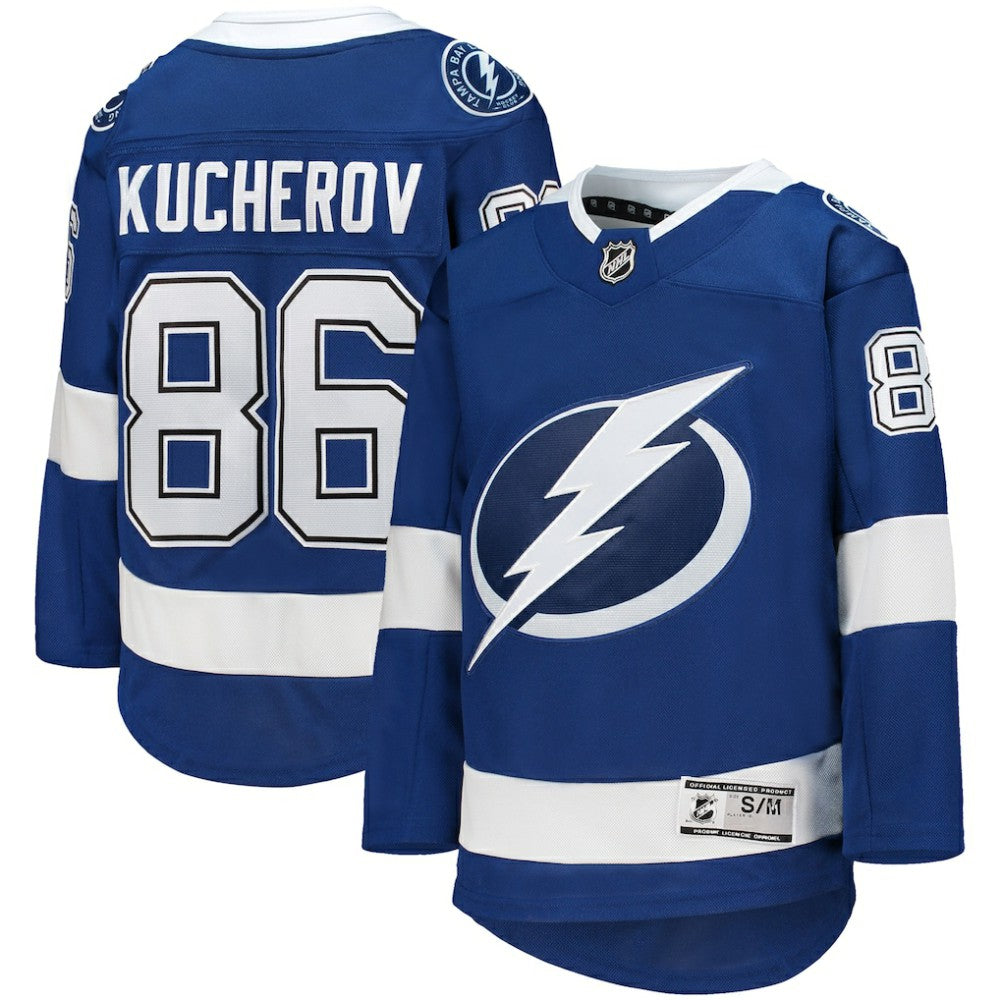 Nikita Kucherov Tampa Bay Lightning Youth Home Premier Player Jersey - Blue | NHL discount