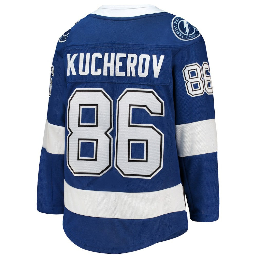 Nikita Kucherov Tampa Bay Lightning Youth Home Premier Player Jersey - Blue | NHL discount