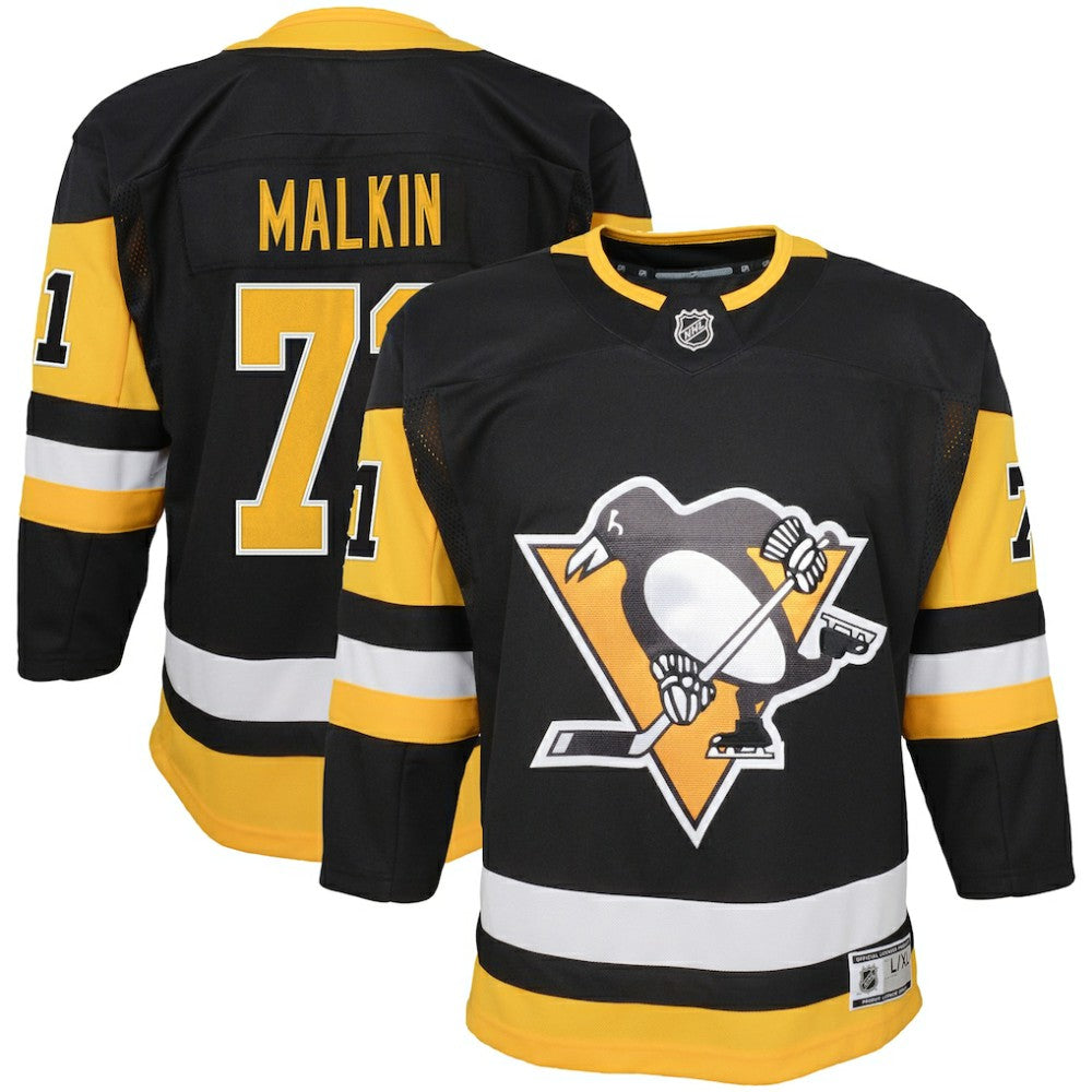 Evgeni Malkin Pittsburgh Penguins Youth Home Premier Player Jersey - Black | NHL near me