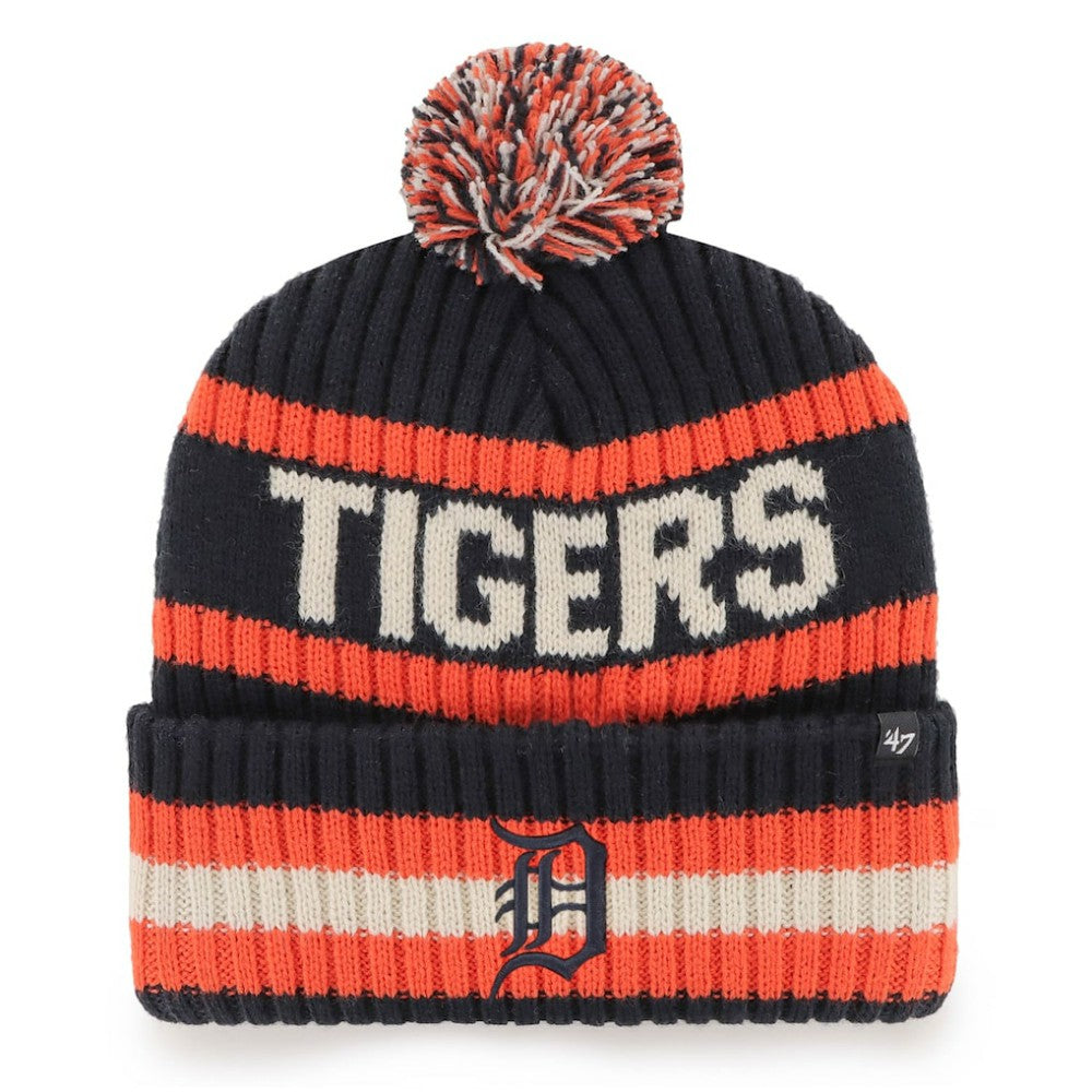 Detroit Tigers '47 Bering Cuffed Knit Hat with Pom Near Me