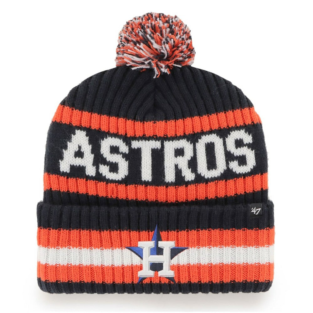 Houston Astros '47 Bering Cuffed Knit Hat with Pom Discount
