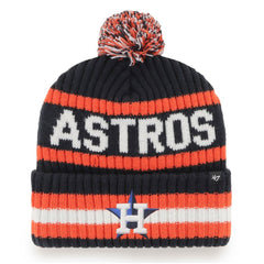 Houston Astros '47 Bering Cuffed Knit Hat with Pom Discount