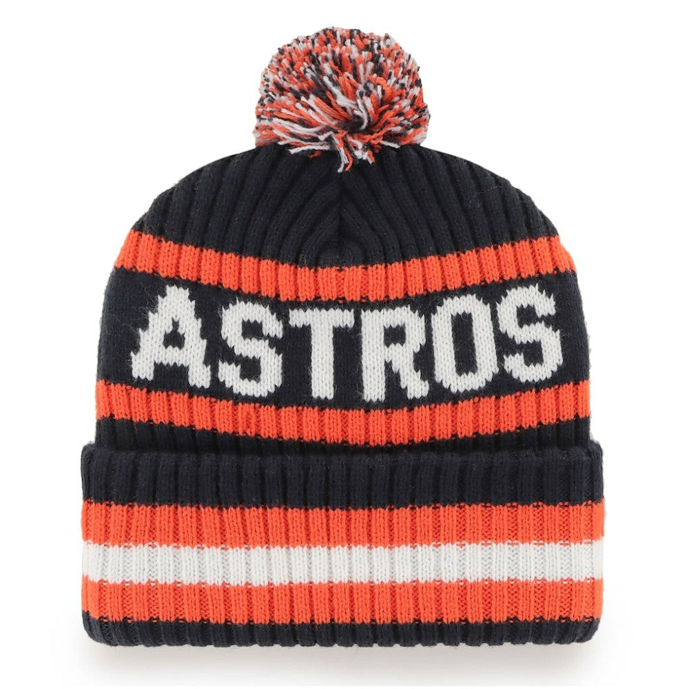 Houston Astros '47 Bering Cuffed Knit Hat with Pom Discount