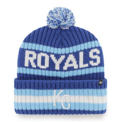 Kansas City Royals '47 Bering Cuffed Knit Hat with Pom for sale