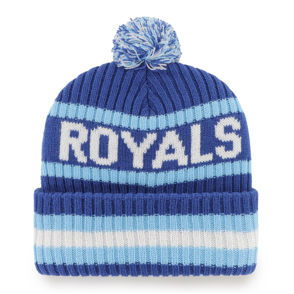 Kansas City Royals '47 Bering Cuffed Knit Hat with Pom for sale