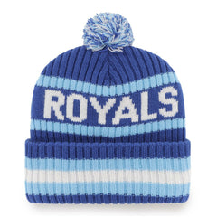 Kansas City Royals '47 Bering Cuffed Knit Hat with Pom for sale