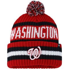 Washington Nationals '47 Bering Cuffed Knit Hat with Pom Near Me