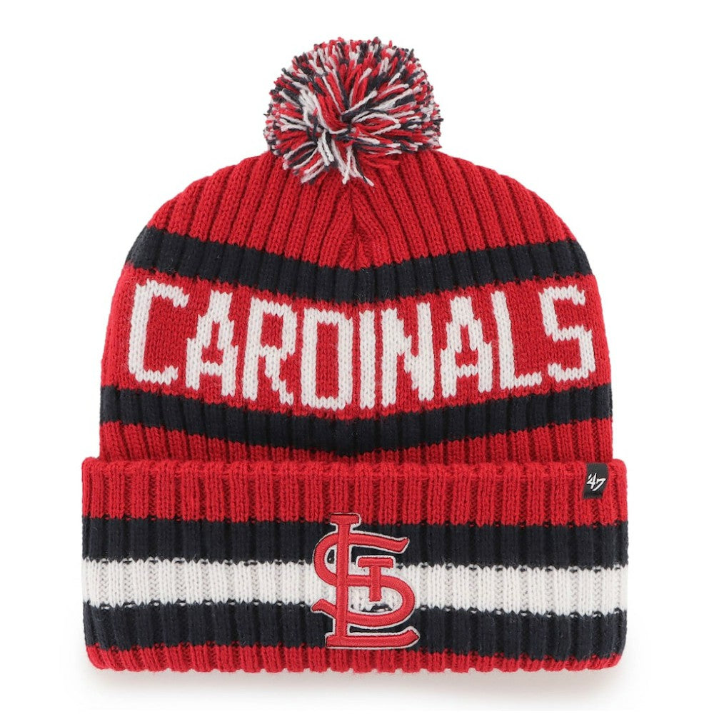 St. Louis Cardinals '47 Bering Cuffed Knit Hat with Pom Near Me