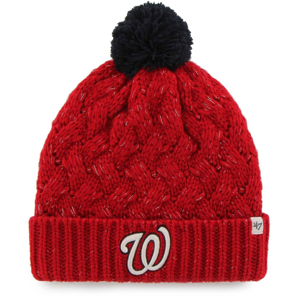 Washington Nationals '47 Women's Knit Cuffed Hat with Pom Near Me