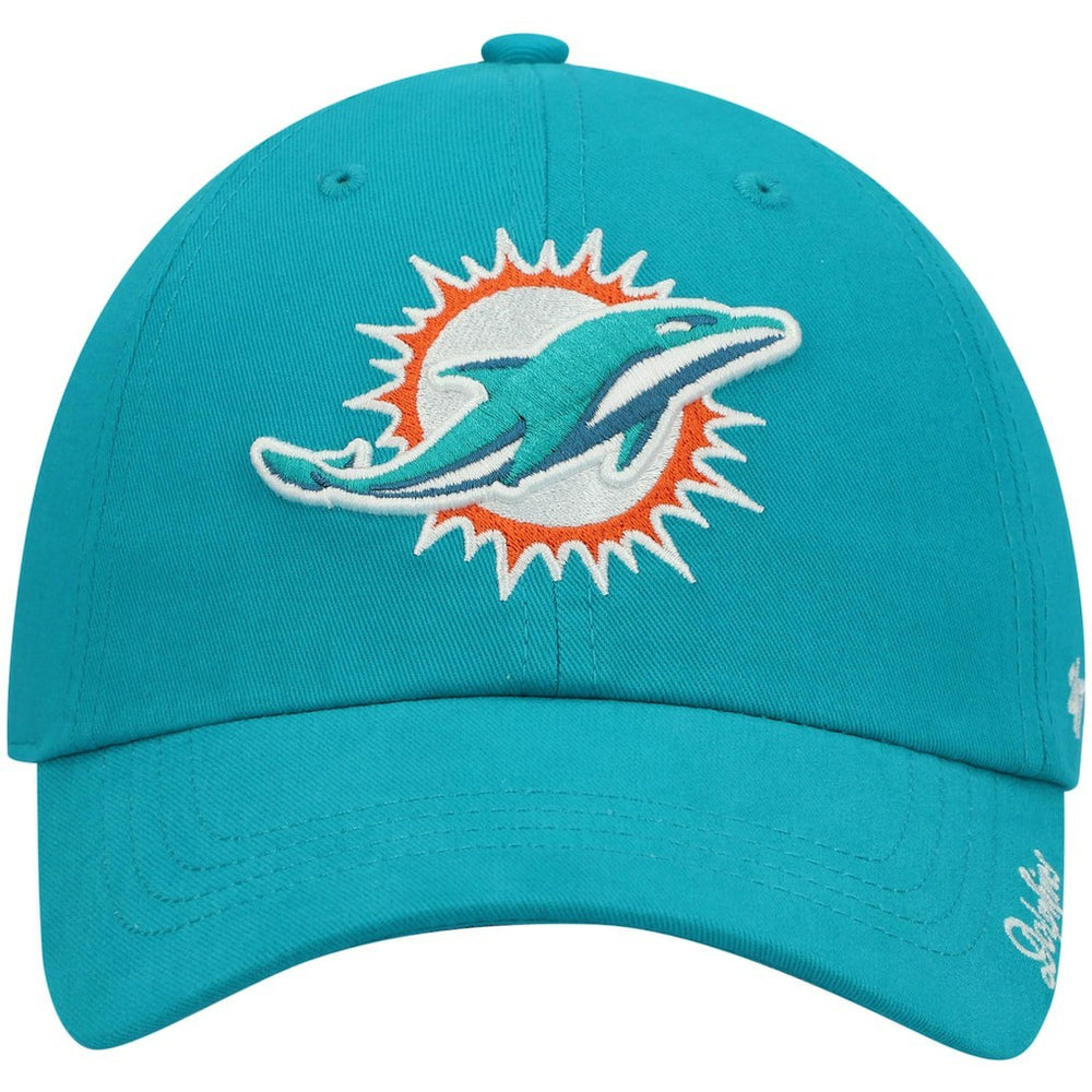 Miami Dolphins '47 Women's Miata Clean Up Primary Adjustable Hat - Aqua - 47 brand