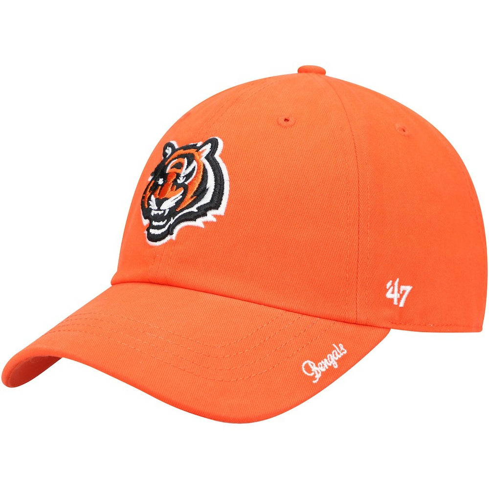 Cincinnati Bengals '47 Women's Miata Clean Up Secondary Logo Adjustable Hat - Orange - 47 brand