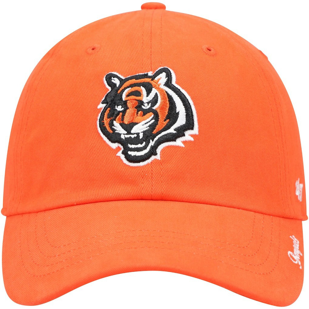 Cincinnati Bengals '47 Women's Miata Clean Up Secondary Logo Adjustable Hat - Orange - 47 brand