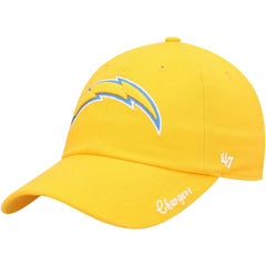 Los Angeles Chargers '47 Women's Miata Clean Up Secondary Logo Adjustable Hat - Gold - 47 brand