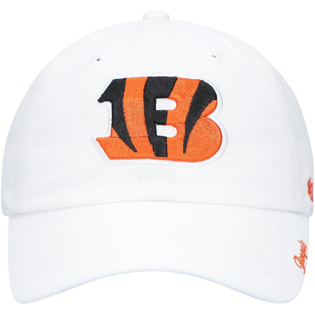 Cincinnati Bengals '47 Women's Team Miata Clean Up Adjustable Hat - White - 47 brand