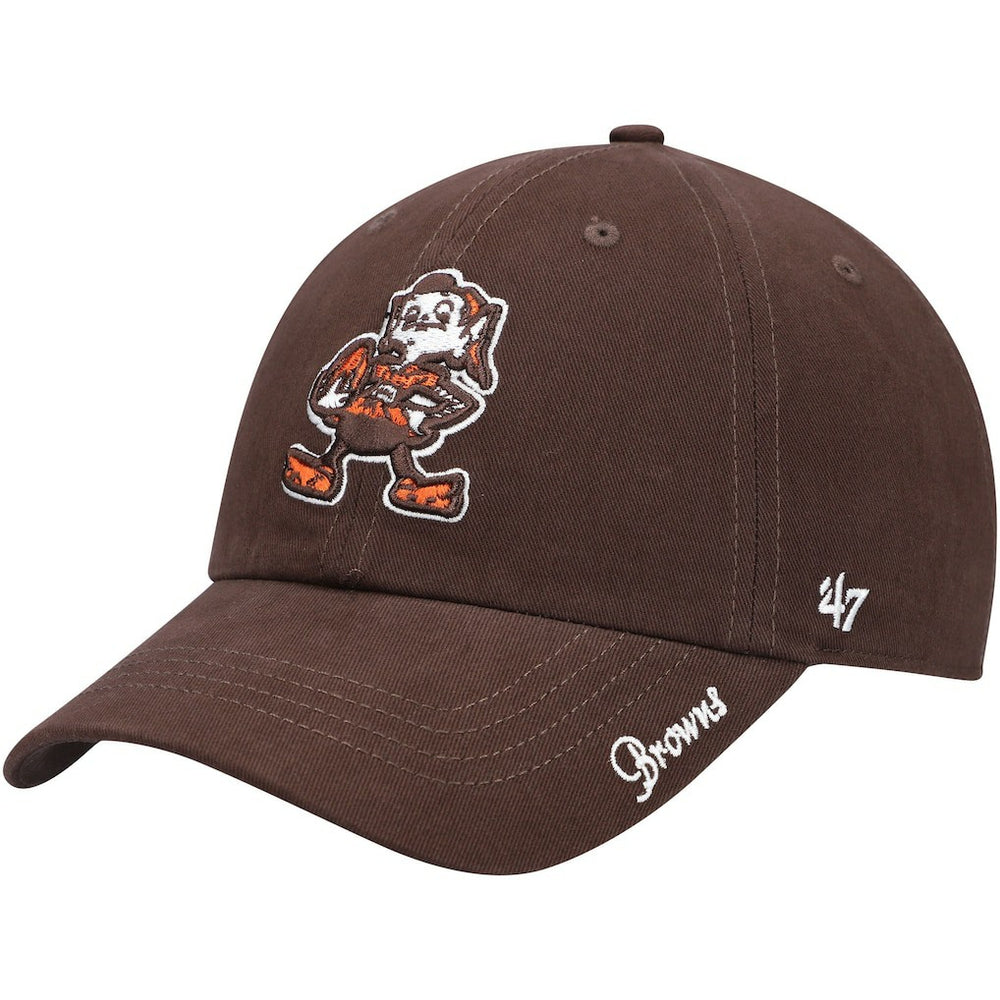 Cleveland Browns '47 Women's Brownie The Elf Miata Clean Up Adjustable Hat - Brown - 47 brand