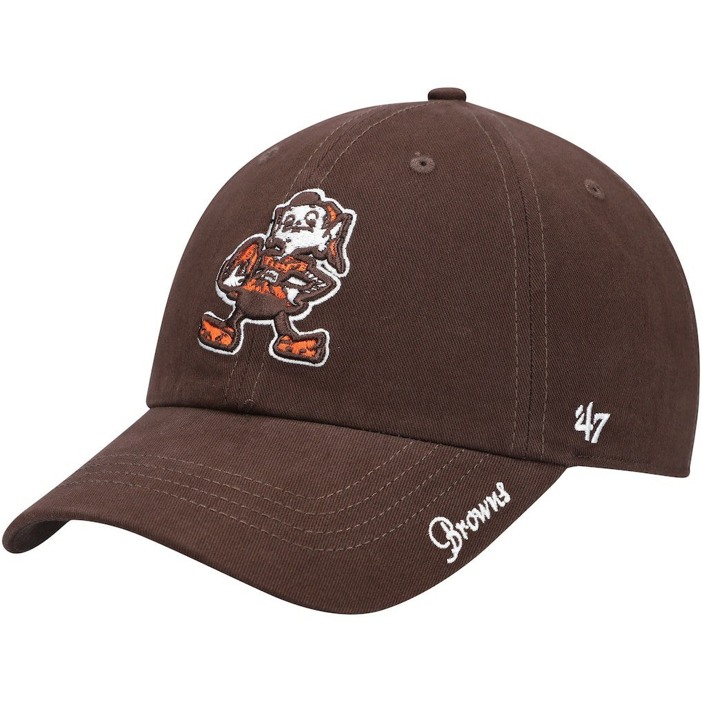Cleveland Browns '47 Women's Brownie The Elf Miata Clean Up Adjustable Hat - Brown - 47 brand