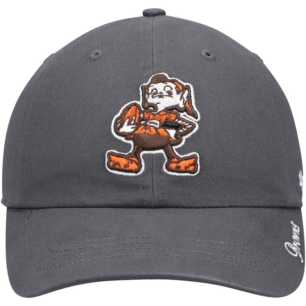 Cleveland Browns '47 Women's Brownie The Elf Miata Clean Up Adjustable Hat - Charcoal - 47 brand