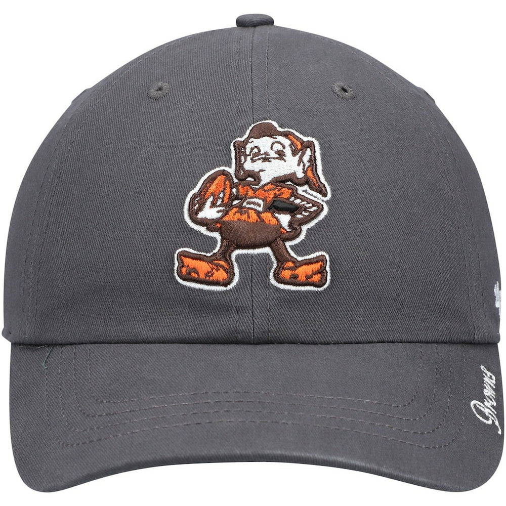 Cleveland Browns '47 Women's Brownie The Elf Miata Clean Up Adjustable Hat - Charcoal - 47 brand