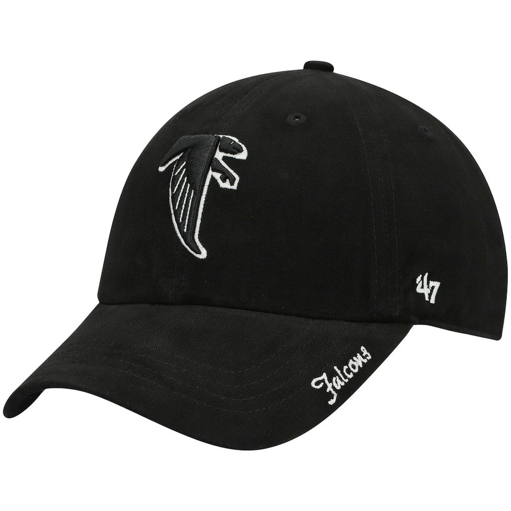 Atlanta Falcons '47 Women's Miata Clean Up Adjustable Hat - Black - 47 brand